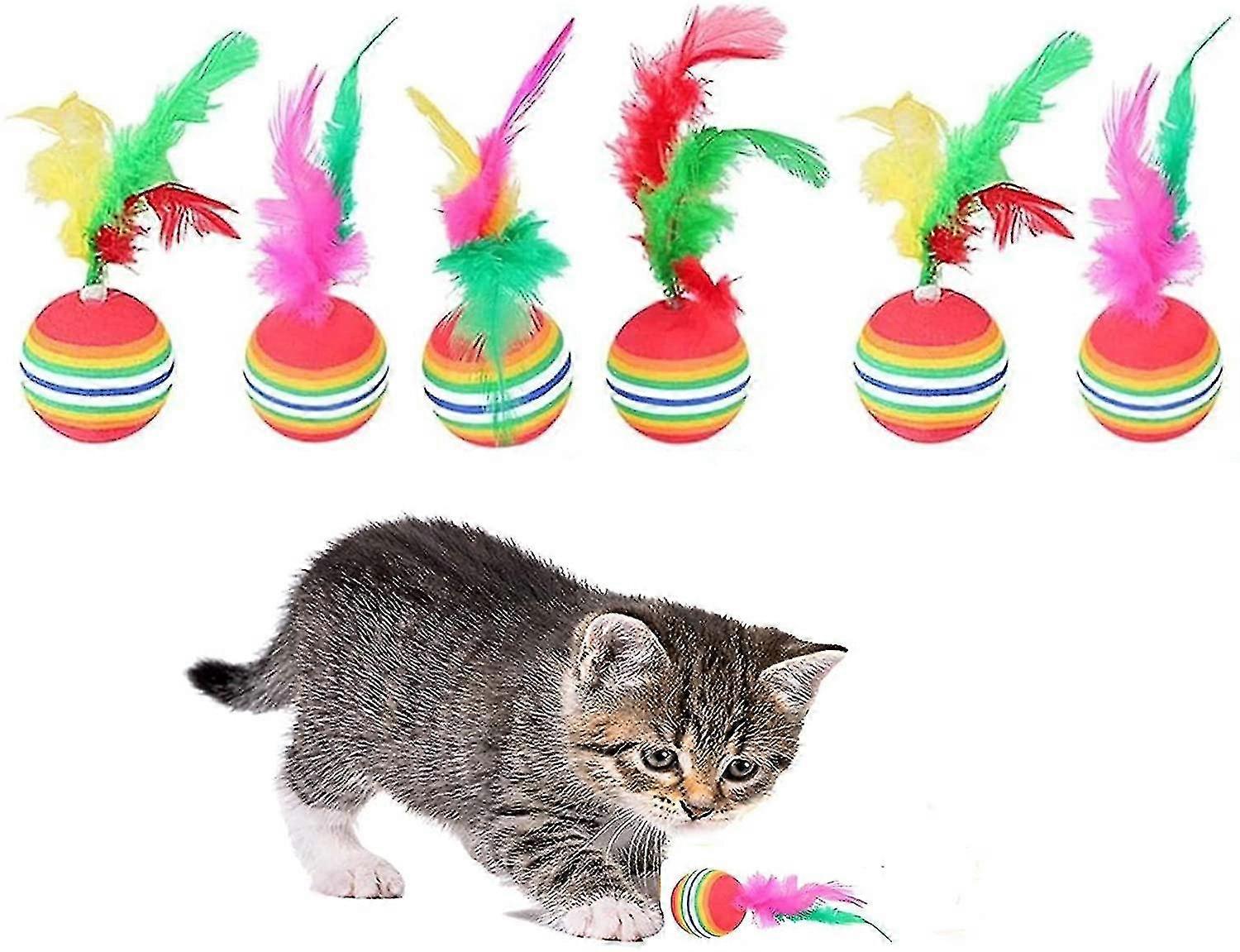Cat Toy Foam Ball 6 Pcs