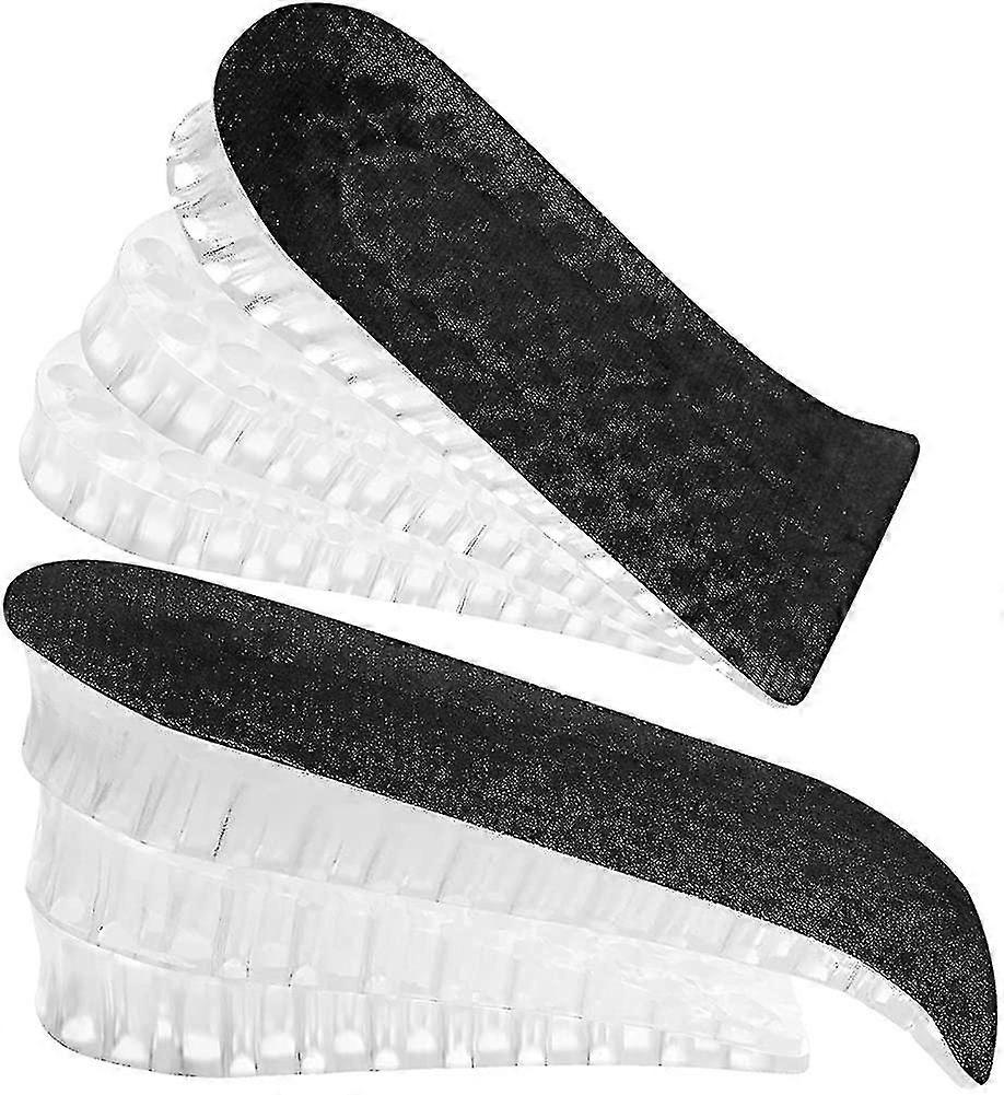2 Pairs Of Heel Lift Inserts Height Insole Invisible Insole