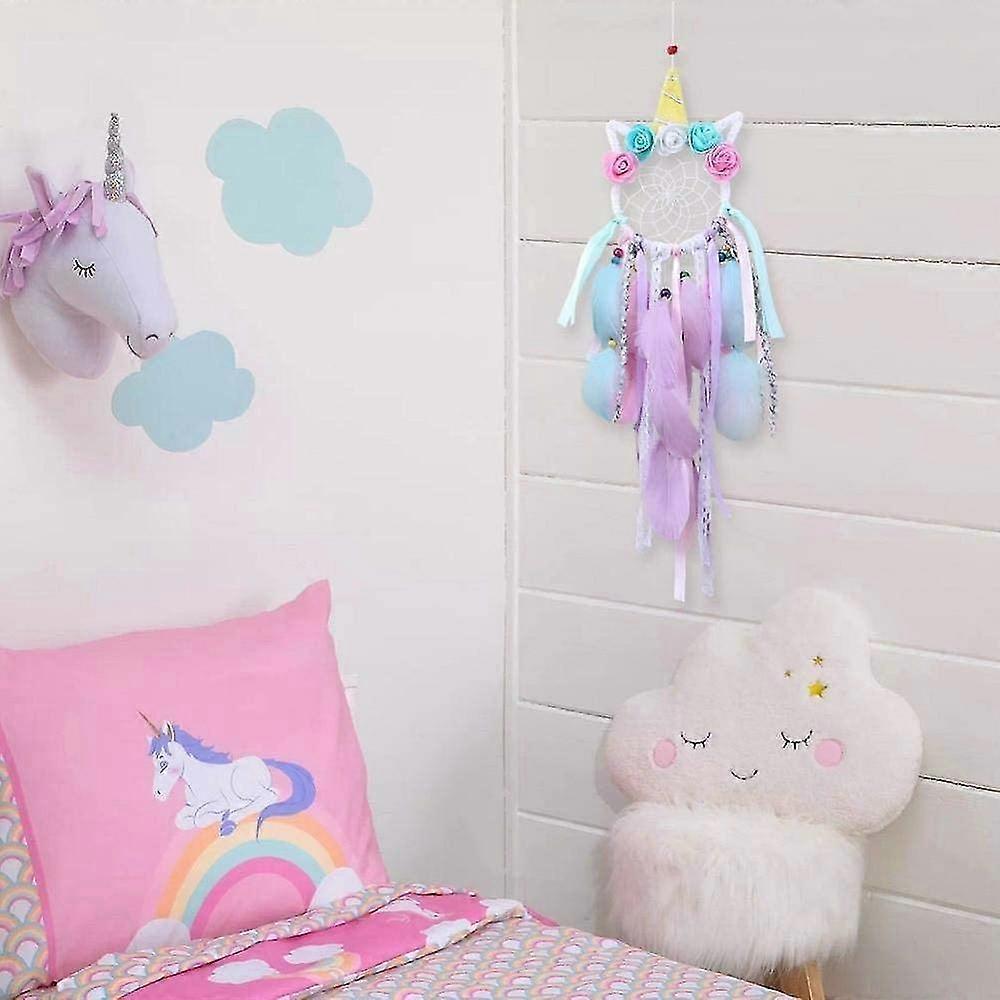 10 LED Led Strip White Dream Catcher Cloud Feather Dreamcatcher Girl Birthday Gift Baby Room Xmas