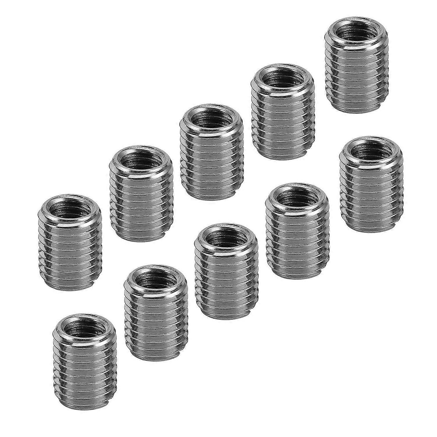 10 Pack Threaded Insert Nuts for Home Use, Aviation, Car