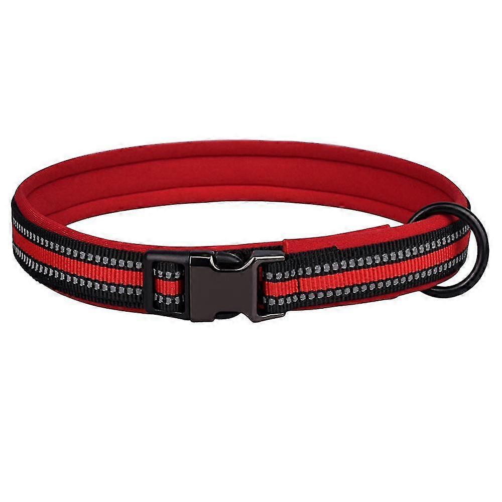 Adjustable Reflective Dog Training Collar With Quick Release Buckle For Small Medium Large Dogs.