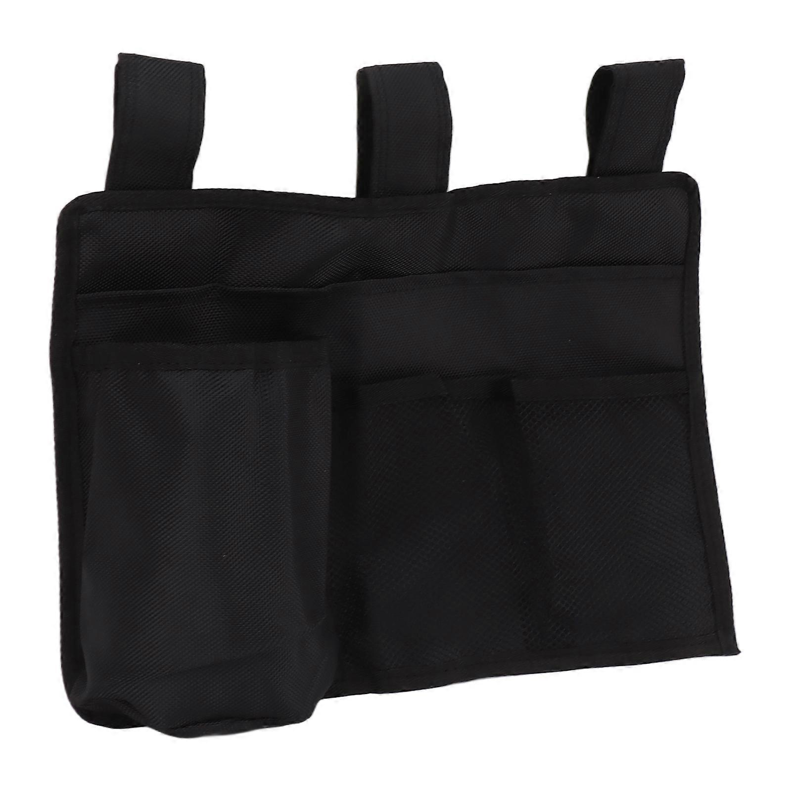 Multiple Pockets Bedside Hanging Organizer Bag compatible with Bunk and Hospital Beds, Dorm Rooms