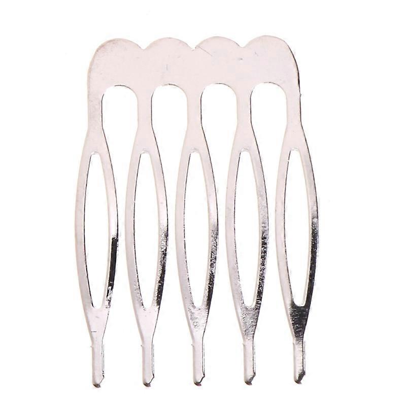 Bruid Kroon Kam Bruiloft Legering Haaraccessoires Sieraden Gouden Zilveren Bruids Pin