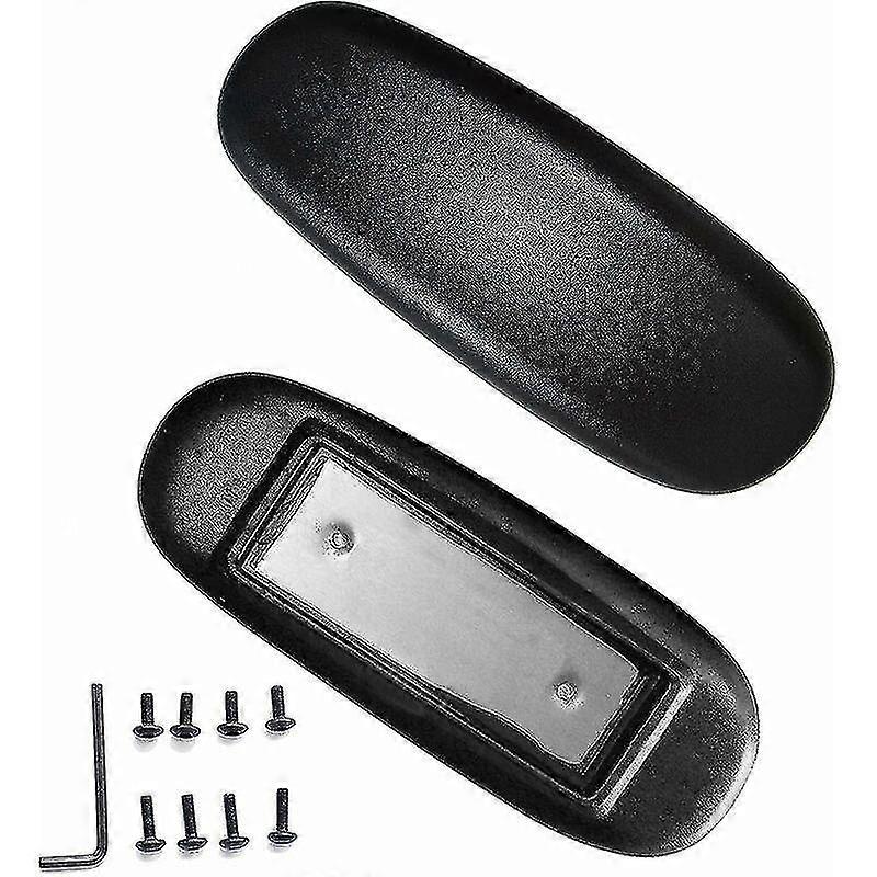 Replacement Office Chair Arm Pads 4" Universal Mounting Hole (set Of 2)