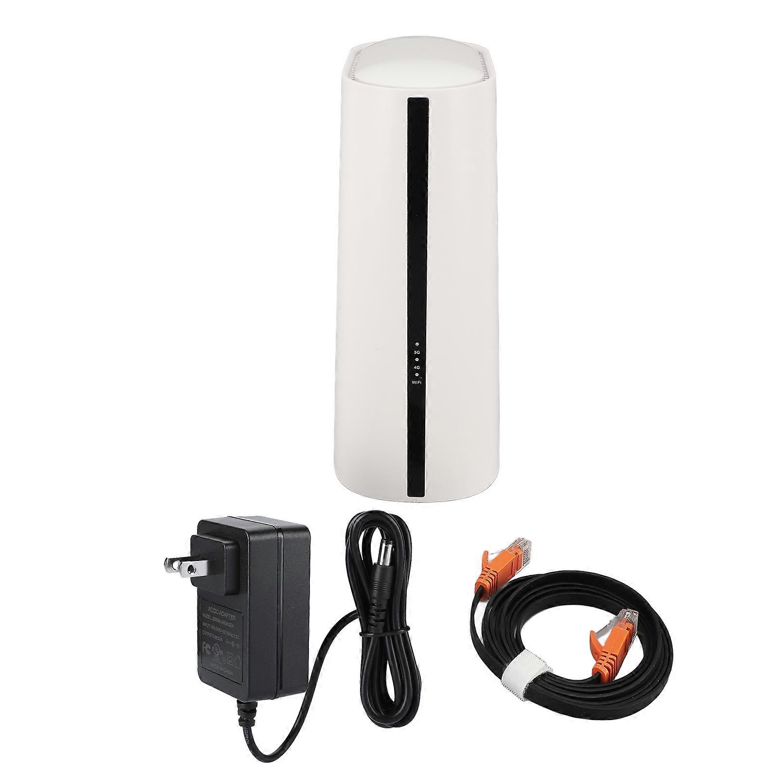 5G Wireless Internet Router Full Band Gigabit 2.4G Plus 5.8G CPE Dual Band WiFi Router for Home and Office US Plug