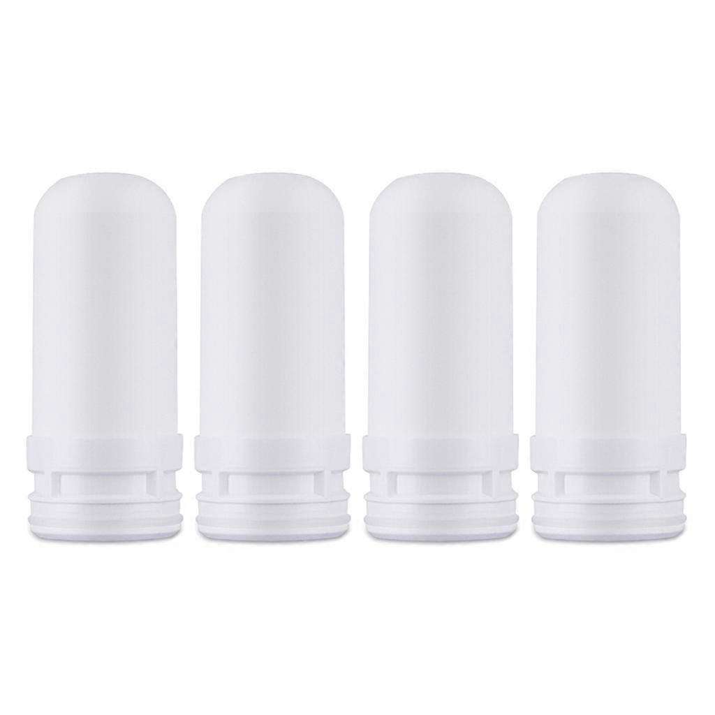 4 Pcs Kitchen Water Tap Inner Ceramic Cartridge Dechlorination Filter Elements