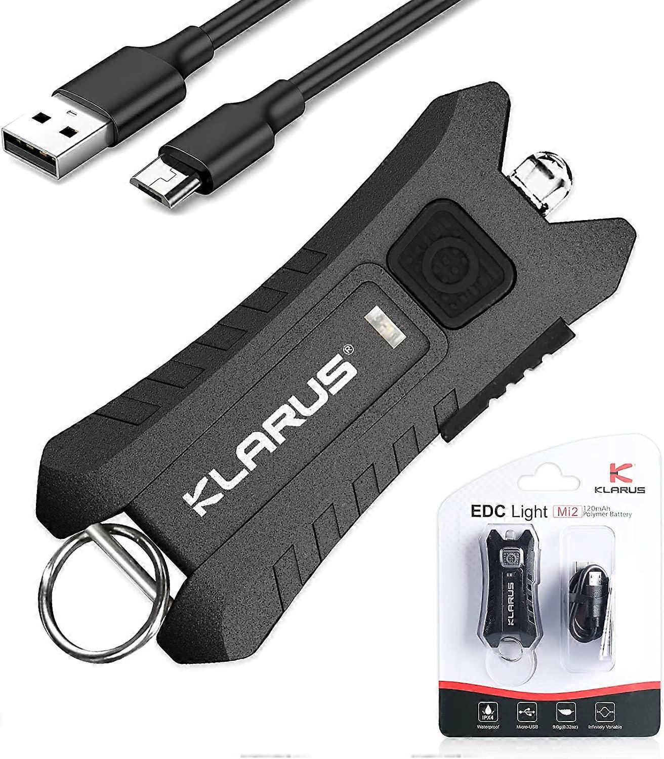 Mini rechargeable keychain flashlight, 40 lumens light weight lightweight pocket key torch, powered by built-in battery
