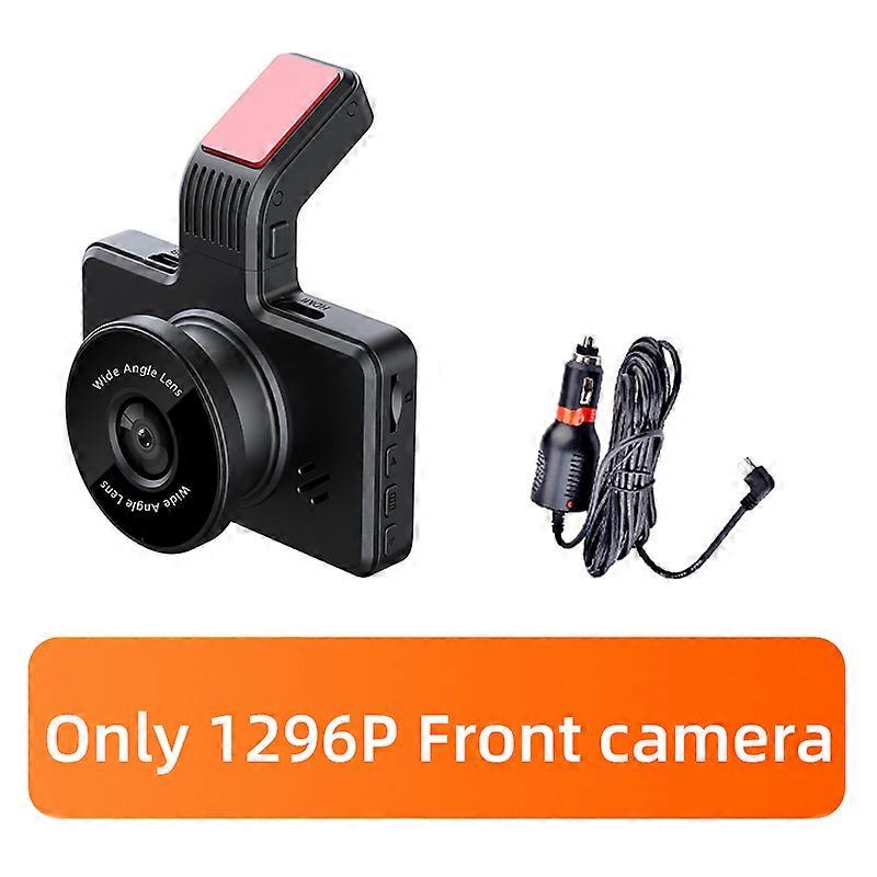 Dash Cam Car DVR 24H HD 1296P Camera Dual Lens Video Recorder Black Box Cycle Dashcam Built in GPS With WiFi G-Sensor
