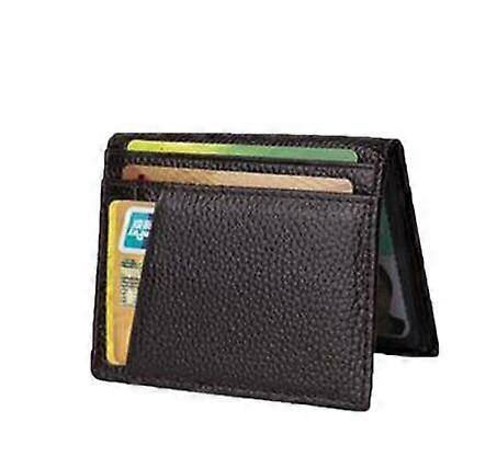 Super Slim Soft Men 100% Genuine Leather Mini Credit Card Wallet Luxury Brand ID Card Holders Purse Male Thin Small Cardholder