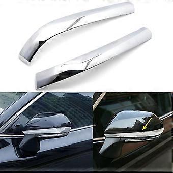 For Camry 2018 2019 2020-2024 2pcs Mirror Rear View Strip Panel Decor Cover Trim