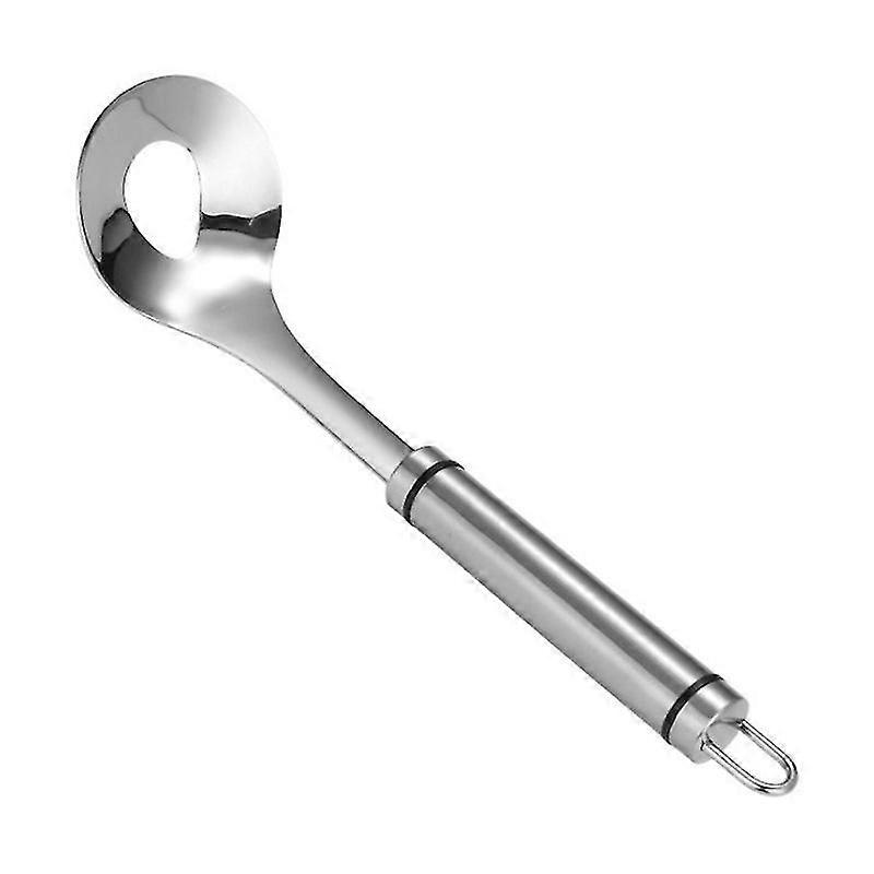 Meatball Spoon Meat Scraping Maker With Leakage Hole Kitchen Utensil Gadget Tool(2pcs,silver)