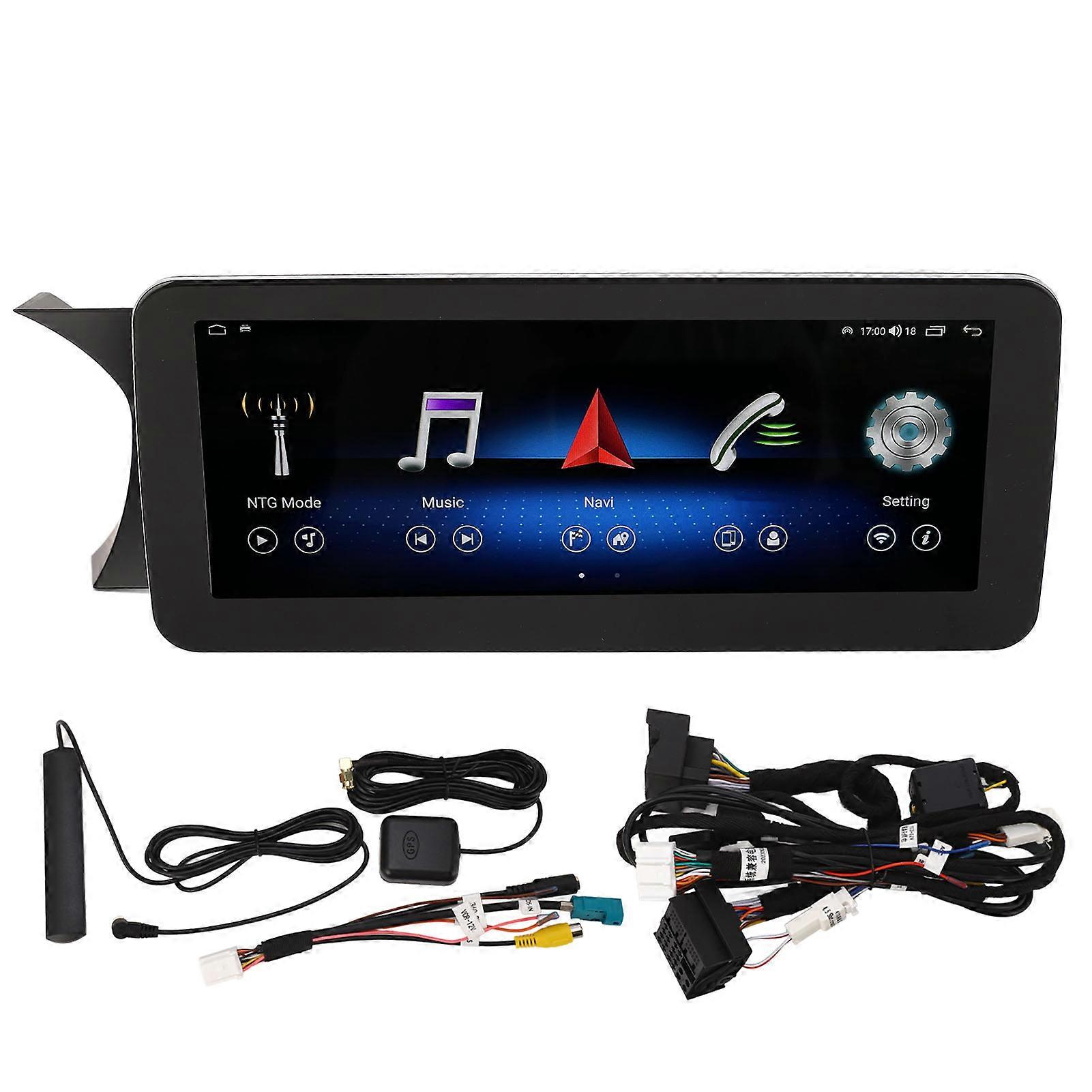 Wenyi Car GPS Navigation 10.25in Écran Tactile Sans Fil Carplay pour Android 12 Remplacement pour Benz CClass W204 NTG4.0 Système
