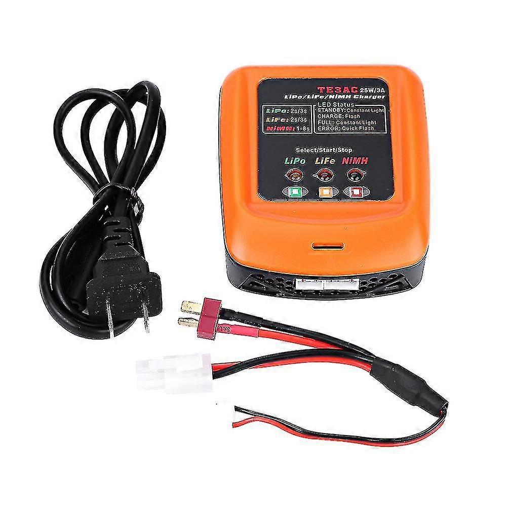 Rc 25w 3a Balanced Charger For 2s/3s Lipo Life 1-8s Nimh Battery Remote Controller Accessory Us