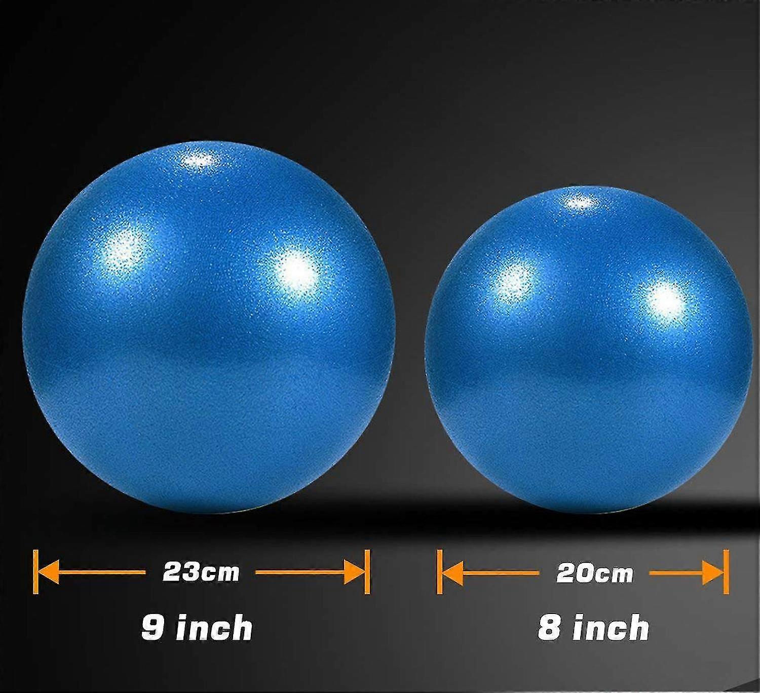 Bola de Pilates de 9 Polegadas, Bola E, Bola de Exercício, Bola S Compatível com Pilates, Yog