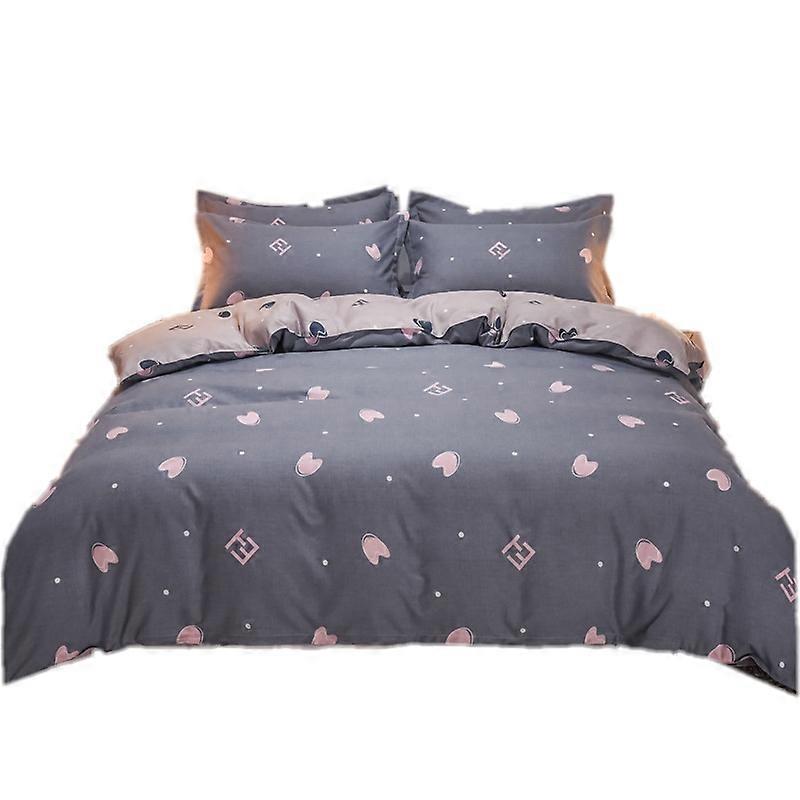 Cotton 4pcs/3pcs Duvet Covers Bed sheets with Pillowcase Beding Set