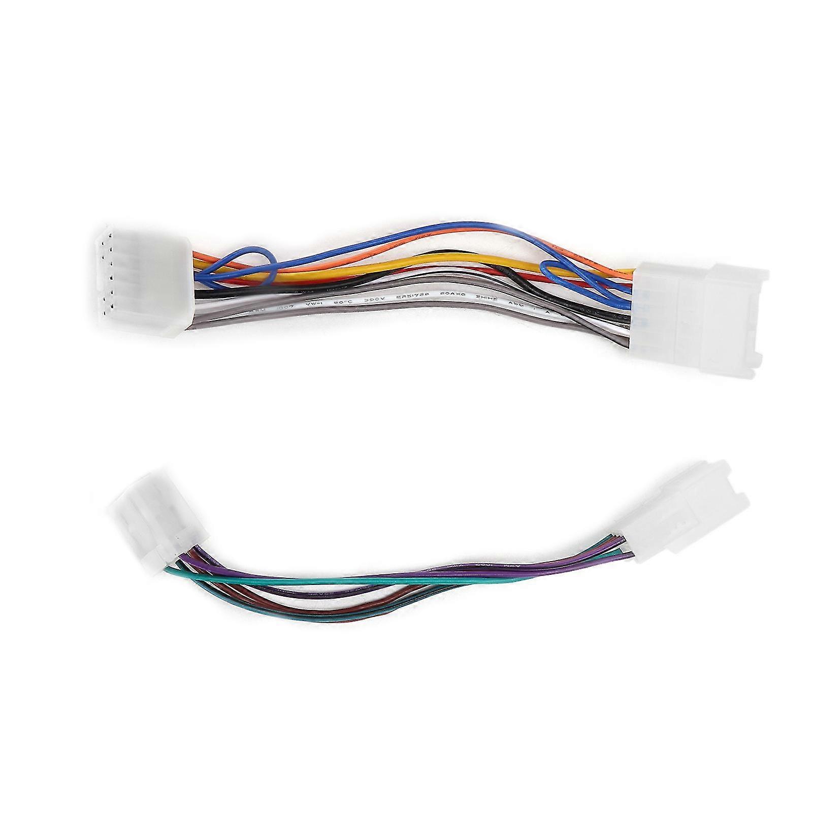 Car Speaker Wiring Harness Adapter Plug - 2pcs Stereo Connector compatible with Auto Tweeter Modification