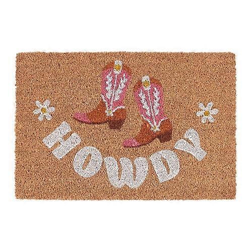 Something Different Howdy Cowboy Boot Door Mat