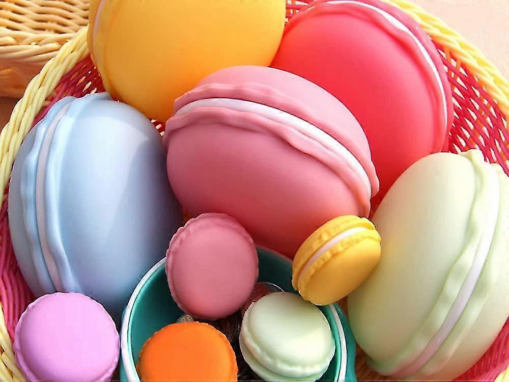 Große Macarons Portable Sundries Schmuck Aufbewahrungsbox Kleine Objekte Ring Kleine Box Schmuckschatulle