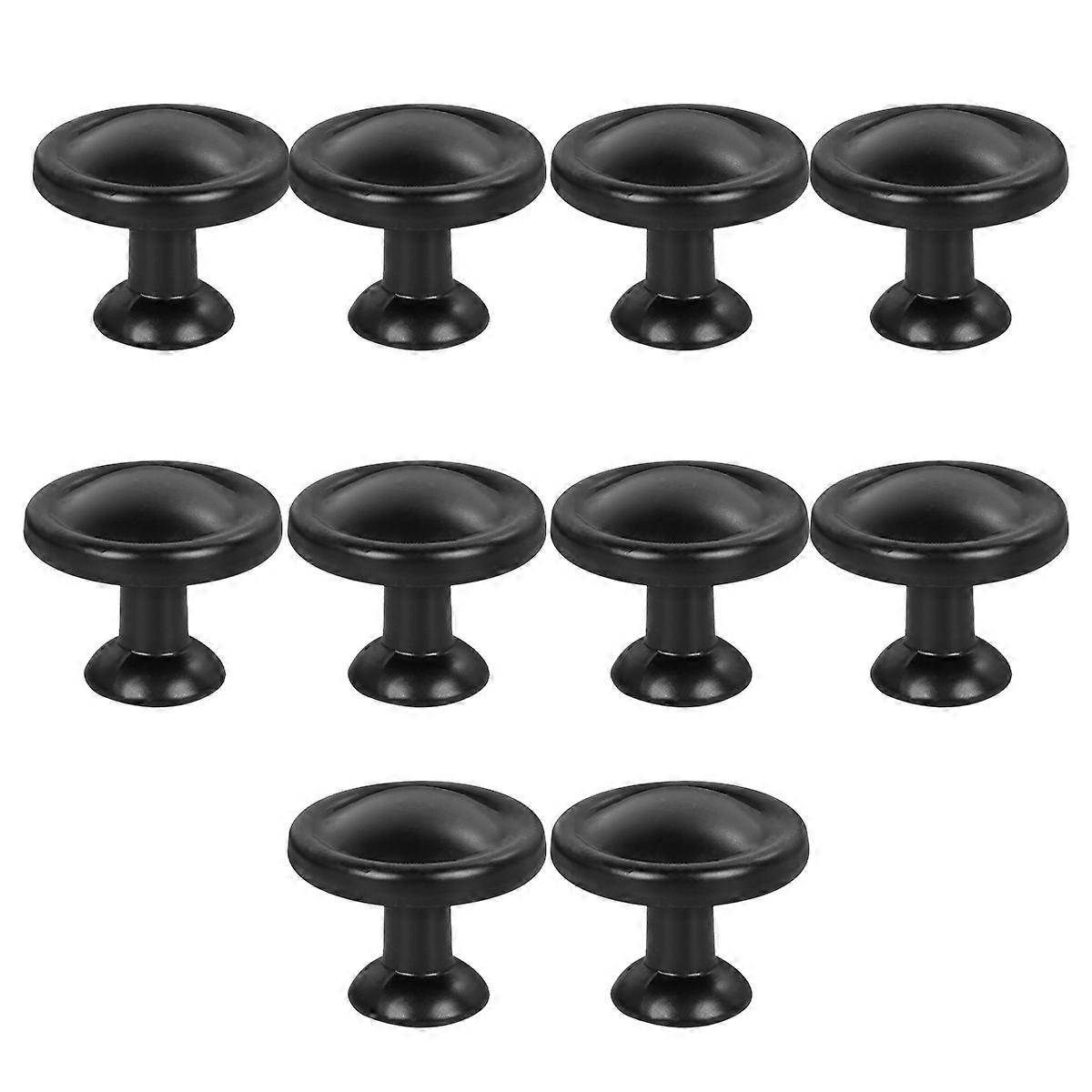 10 Pcs Black Pulls Cabinets Handles Knobs Dresser Drawers Closet Door Pulls Kitchen Cabinet Handles Round Drawer Knobs