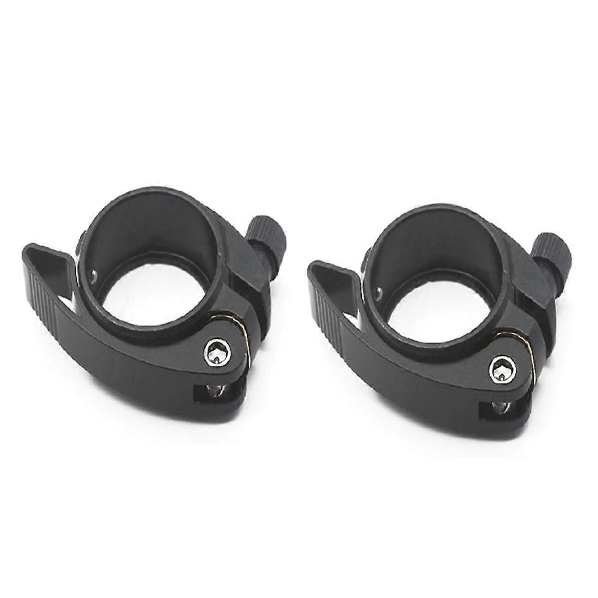 2Pcs Folding Bicycle Seat Pipe Clamp with Quick Release Lever on Behalf is Suitable Sp8 Pipe Clamp