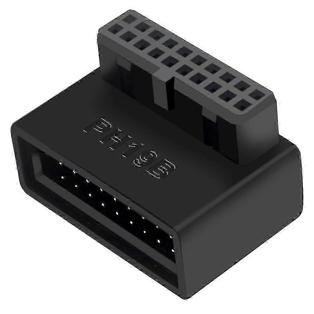 محول داخلي Ph19b USB 3.0 Usb3.0 مقبس 19 / 20 بكسل محول محول 90 درجة متوافق مع الكمبيوتر Motherb-B2