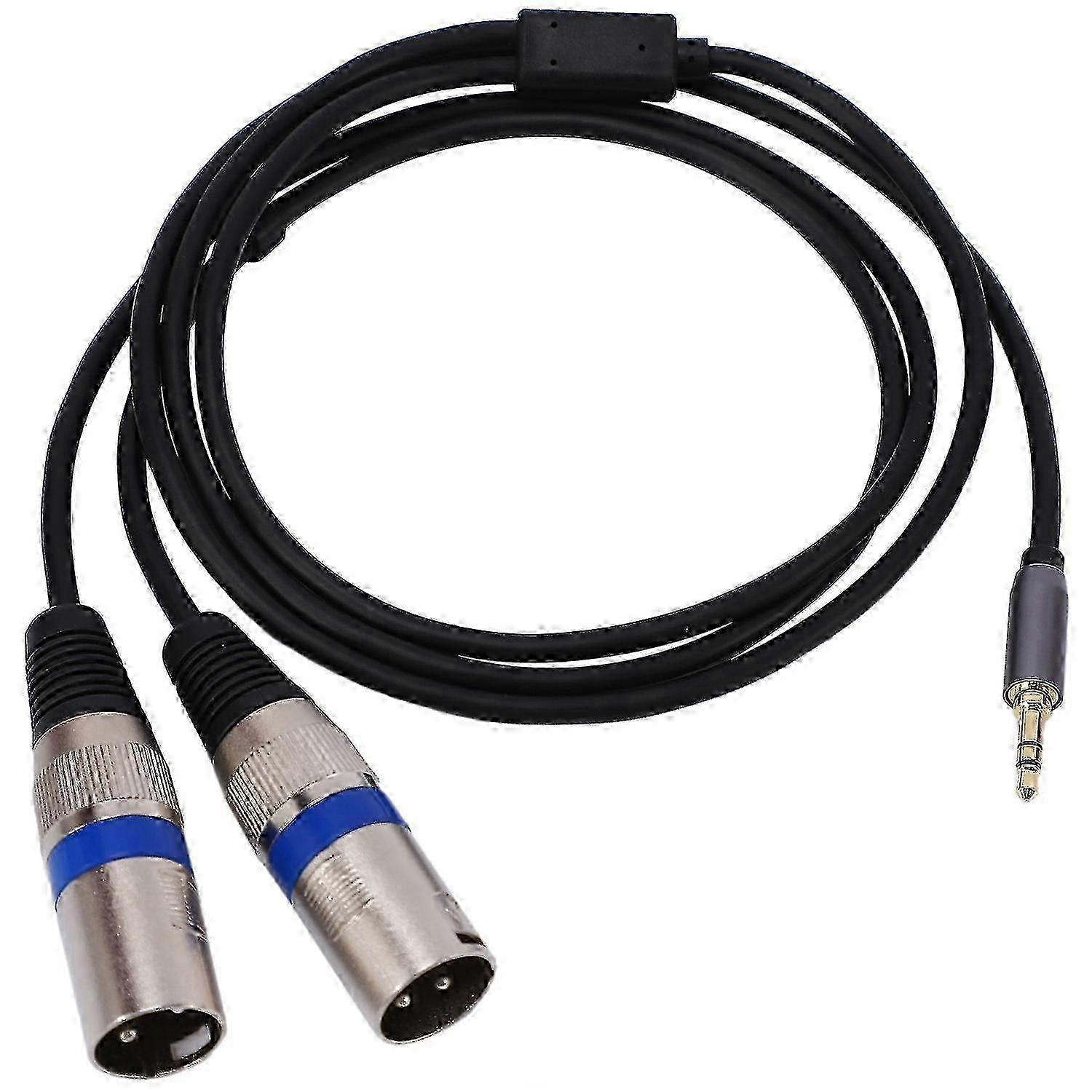 Multi-Function Audio Cable 3.5/6.35mm Male to Dual XLR Male