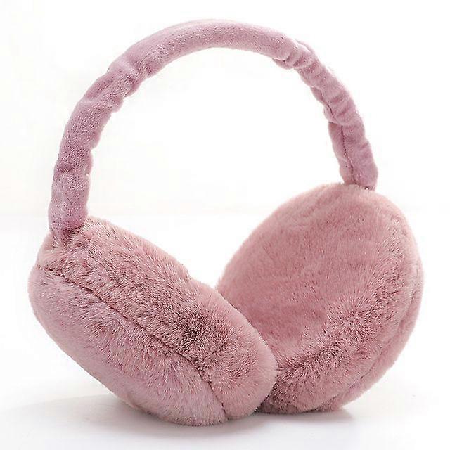 New folding ladies warm earmuffs Portable with men and women solid color winter cold anti-freeze plush earmuffs