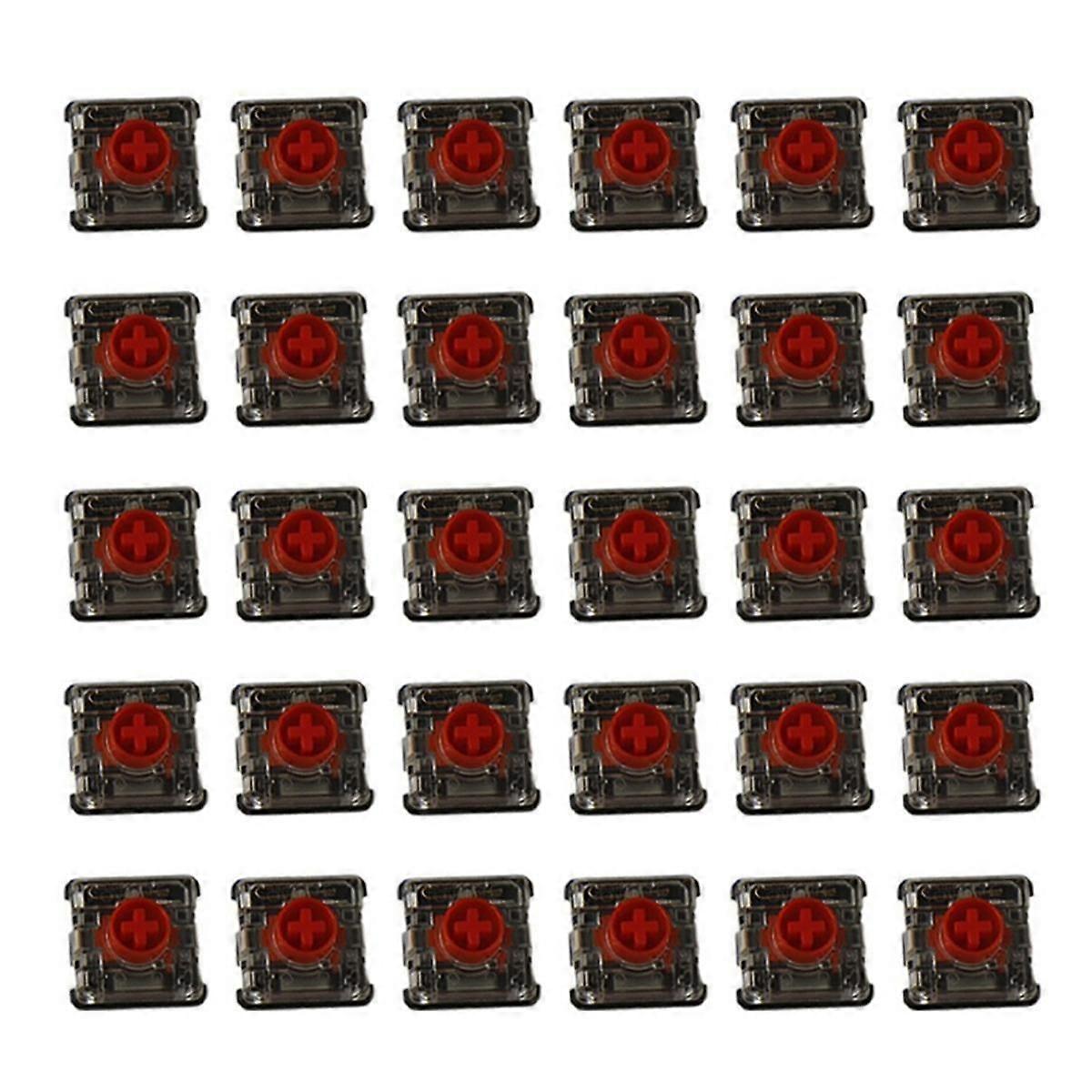 30Pcs Low-Profile V2 Axis Switch Accessories Silent Gaming Mechanical Keyboard Switches for Mini 13