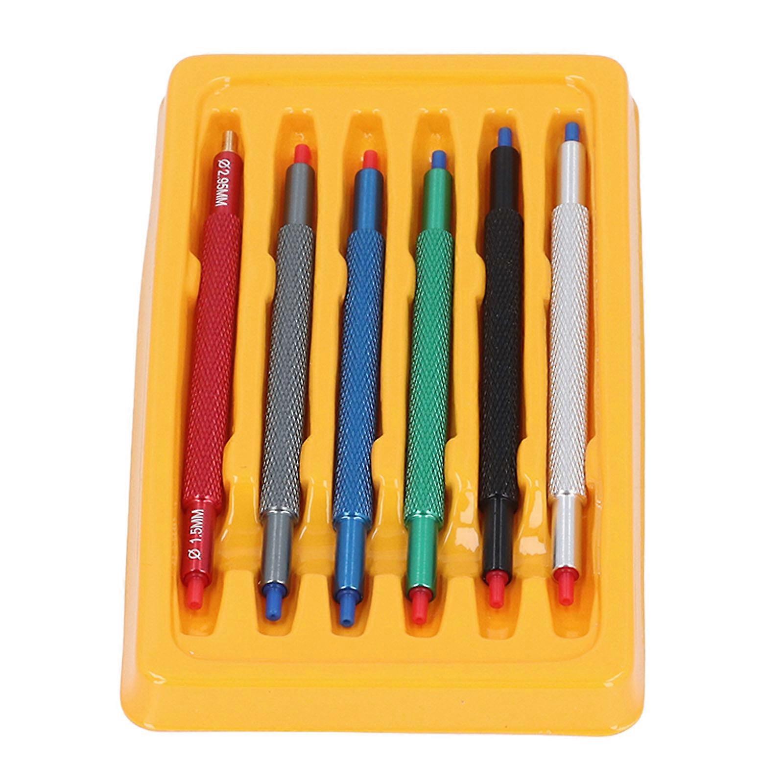 6pcs Watch Hand Removal Tool Watch Pointer Adjust Tool Kit Watch Hand Pusher Set with 12 Sizes for Watch Adjusting