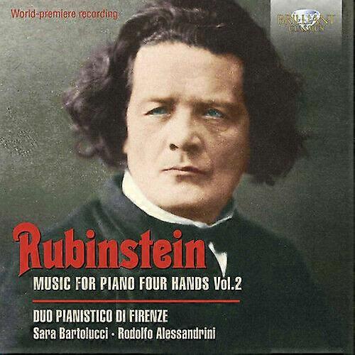 Anton Rubinstein Rubinstein Piyano için Müzik Dört El - Cilt 2 CD 2 disk