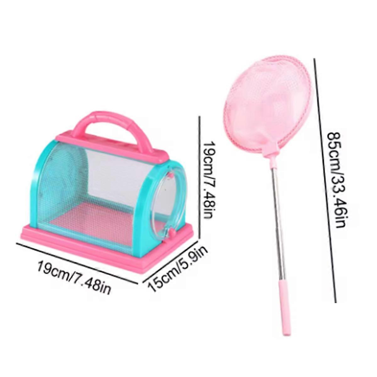 Outdoor Insect Box Bug Viewer Magnifier Observer Kit Insect Catcher Cage Kids Science Nature Exploration Tools
