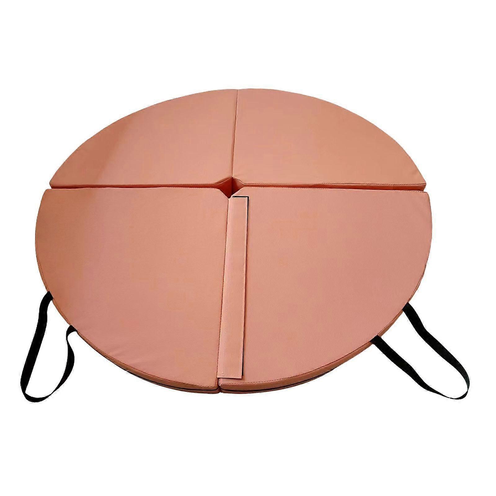 طوي اليوغا حصيرة المرأة قابلة للطي القطب الرقص حصيرة للمنزل صالة الألعاب الرياضية في الهواء الطلق التدريب الأحمر