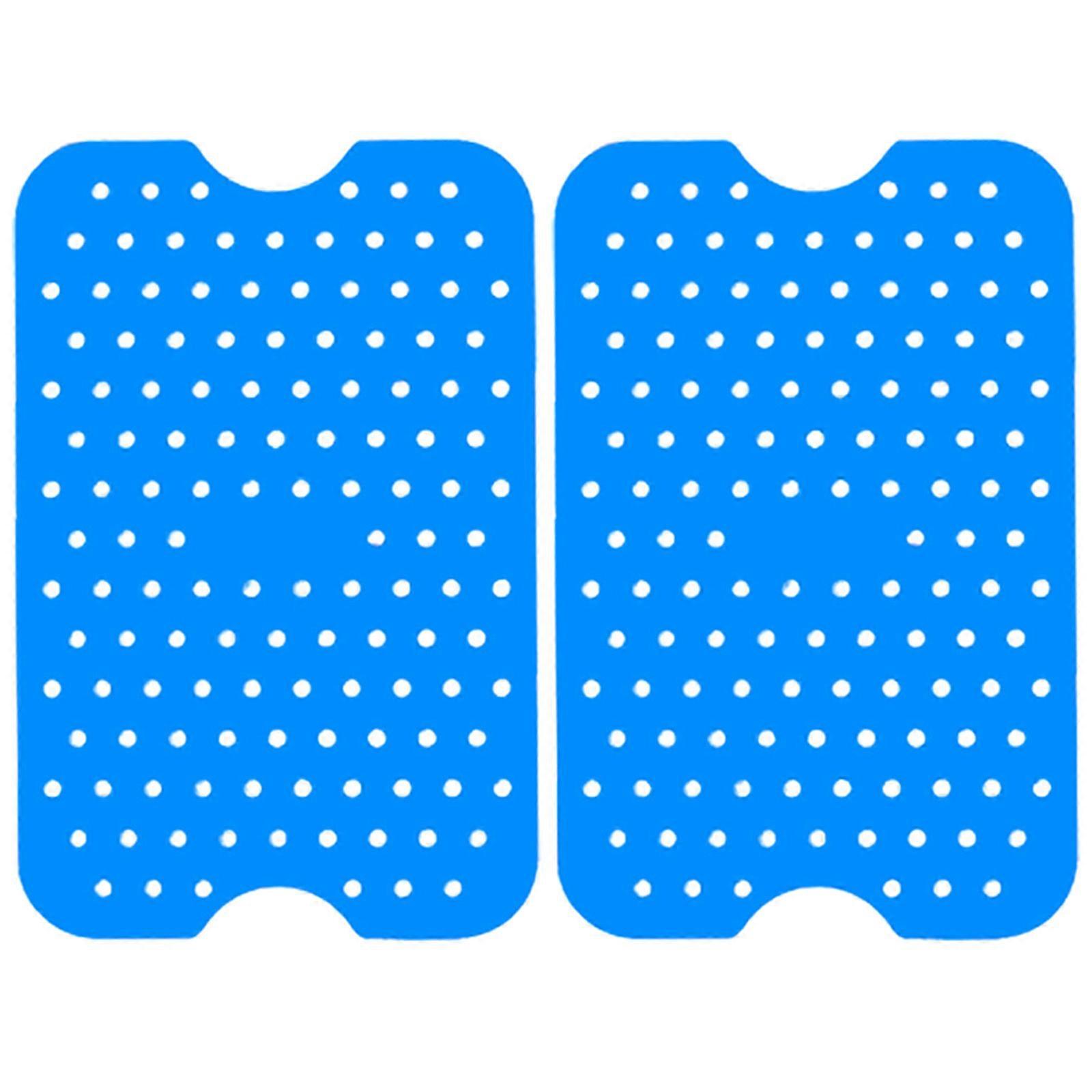 2er-Pack Functional Splashes Guard Shield Stable Heißluftfritteusen Liner Practical Splashes Guard Shield Blau