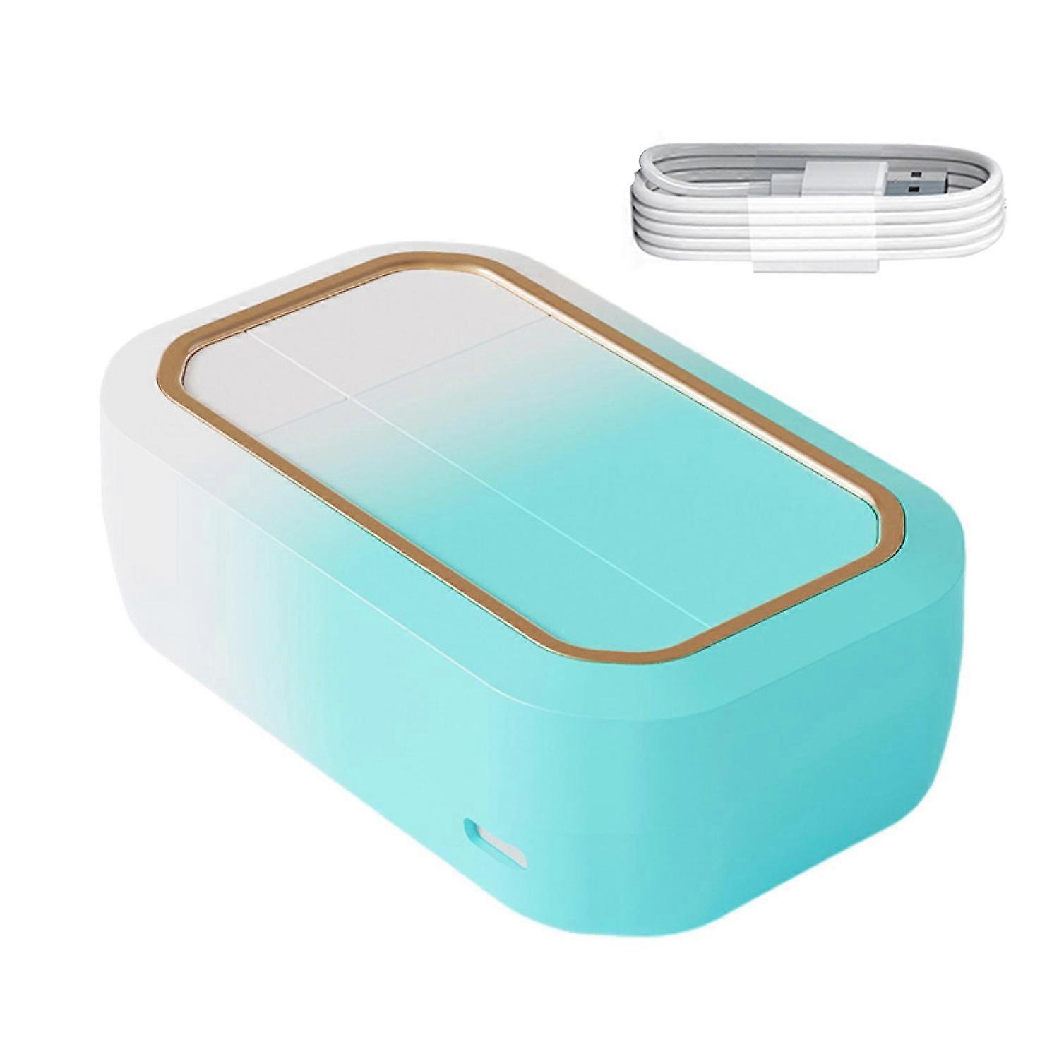 Ultrasonic Contact Lens Cleaner with 4 Timing Modes 360-degree High-Frequency Vibration USB