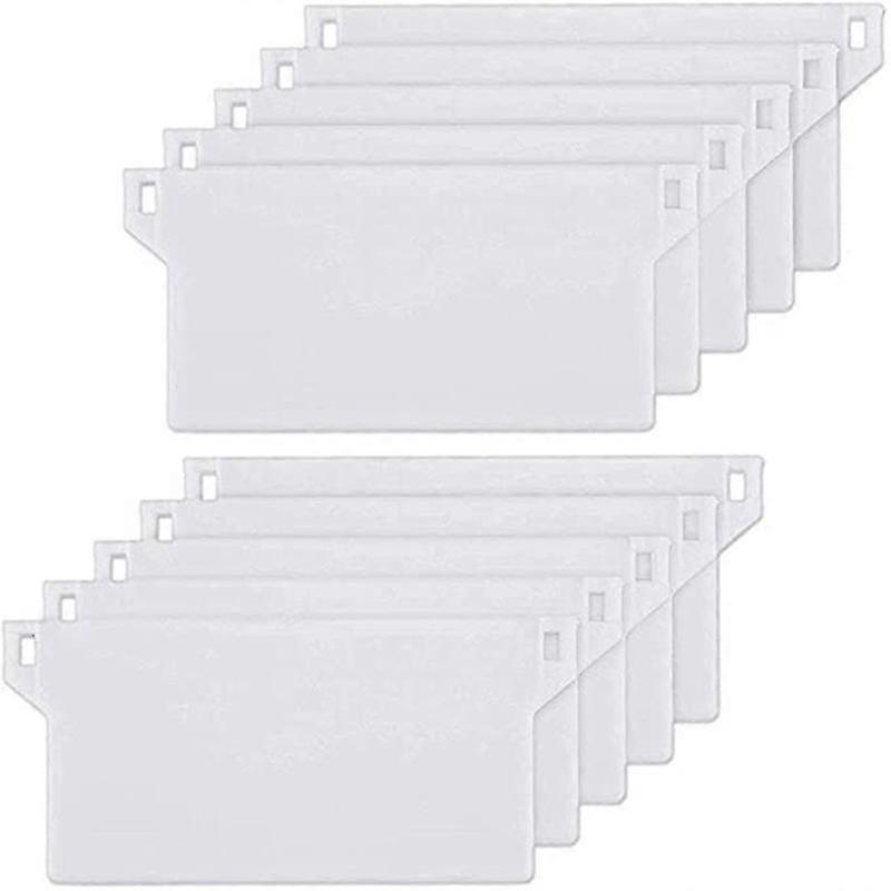 Blind Weight Plate Replacement, 10 Pack Vertical Slat 127mm White