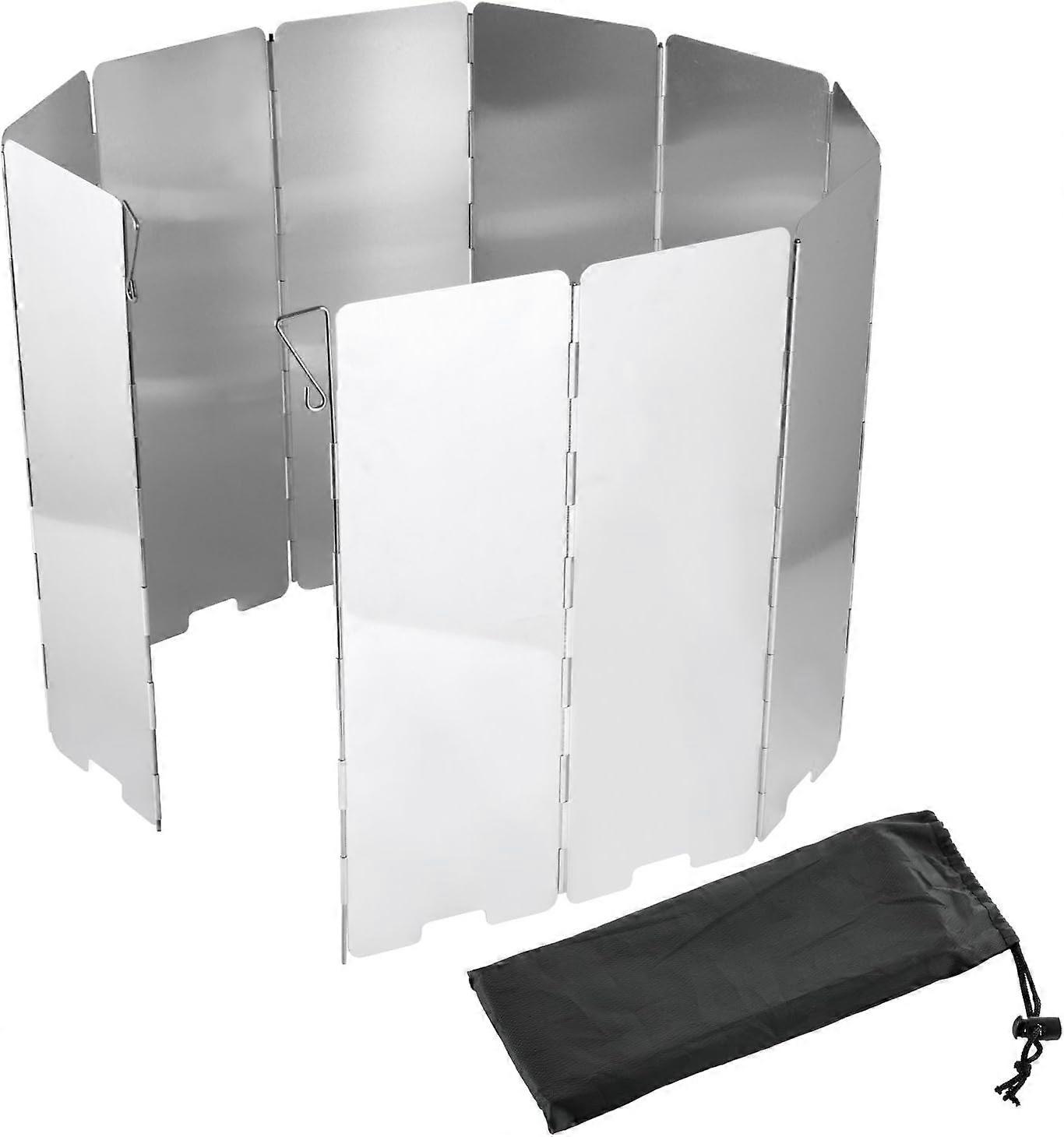 Camping Stove Windscreen, Aluminium Alloy Windshield, Outdoor