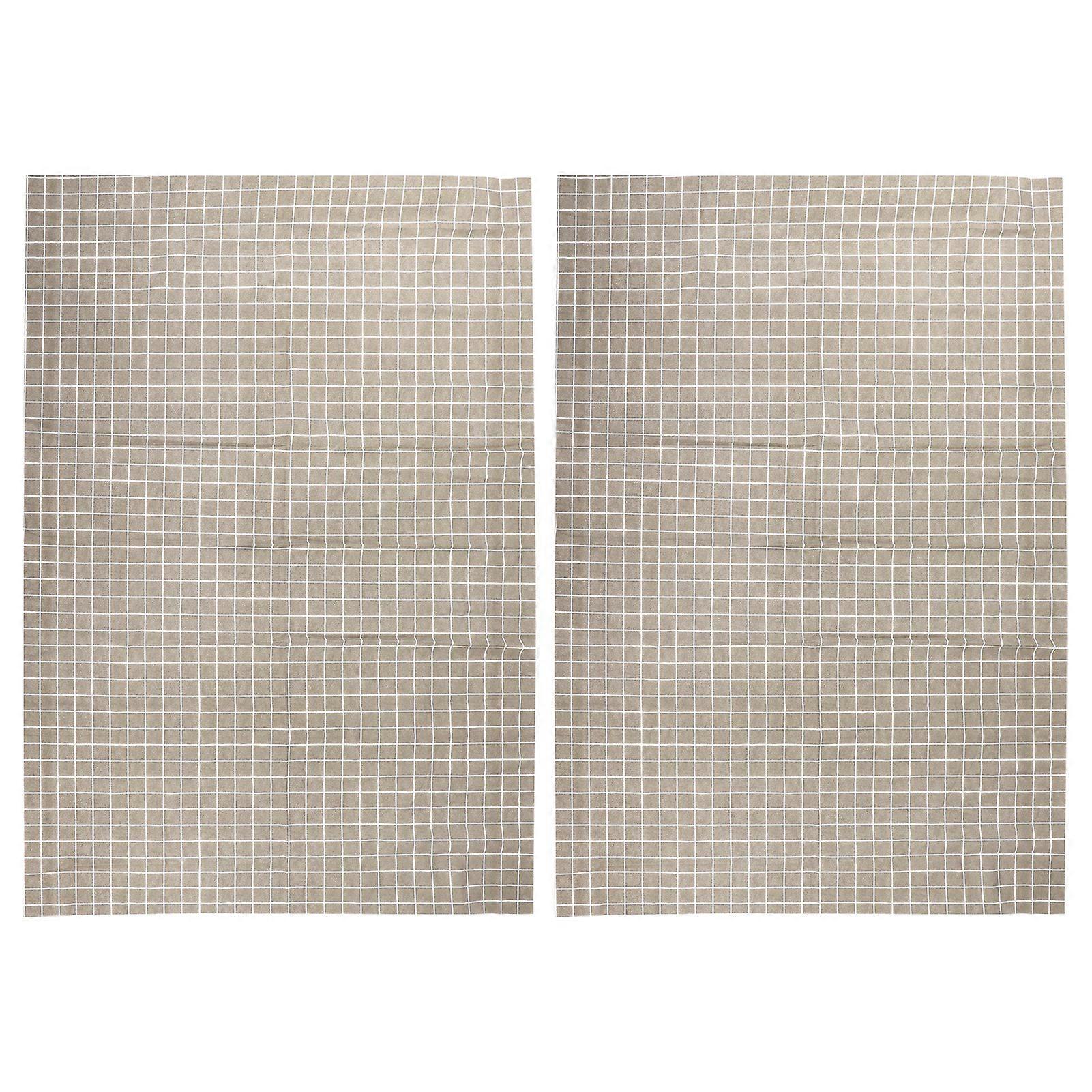 Checkered Tablecloths 2pcs Oil-Proof Rectangle Plaid Table Covers for Indoor Outdoor Camping 54"x84" Polyester