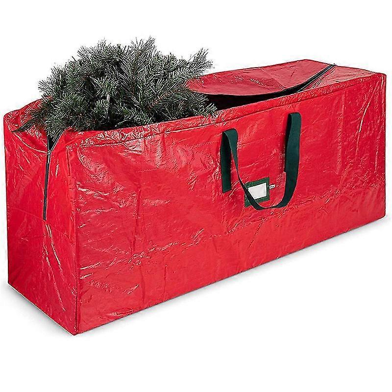 Waterproof Christmas Tree Storage Bag Fits Up To 9 Ft Tall Holiday Artificial Disassembled Trees With Durable Reinforced Handles & Dual Zipper