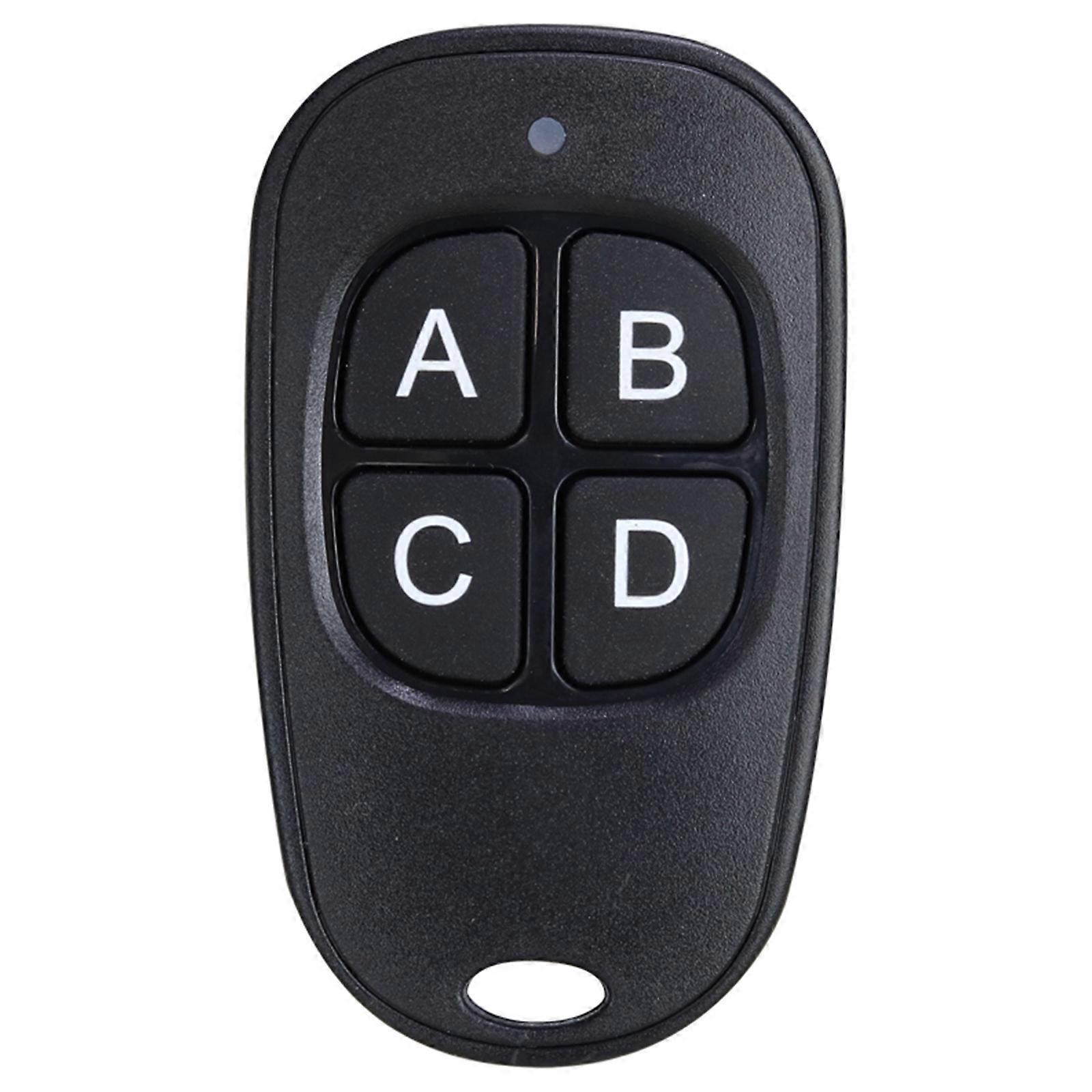 315MHz 433MHz Wireless Learning Code Remote Control With 30 50m for CR2032 Battery for Household Devices  Black