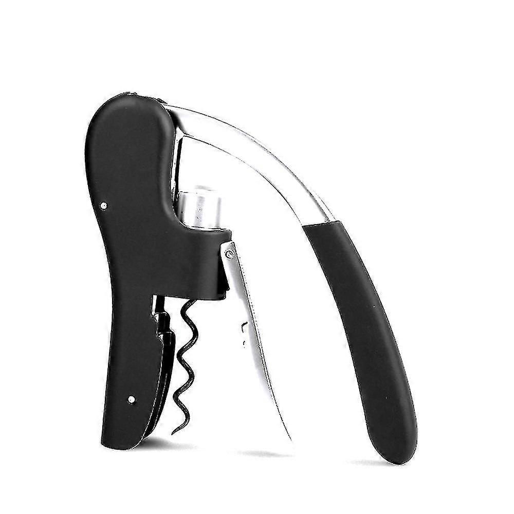 Wine Opener Compact Vertical Corkscrew Wine Bottle Opener With Built-in Foil Cutter Wine Corkscrew