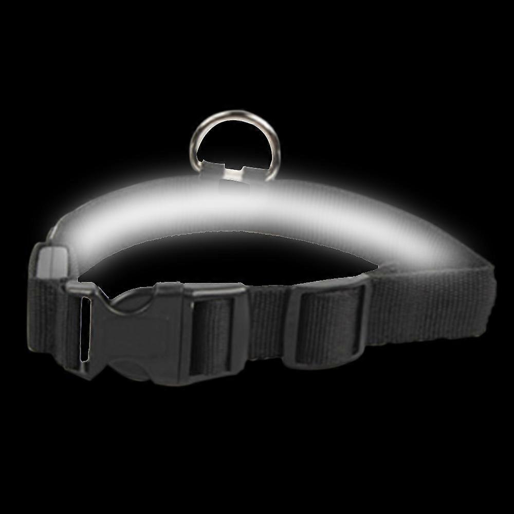 Durable Nylon Material For Comfort And Durability, Waterproof And Rust-Proof Rechargeable Led Dog Collar For Safety In All Weather Conditions