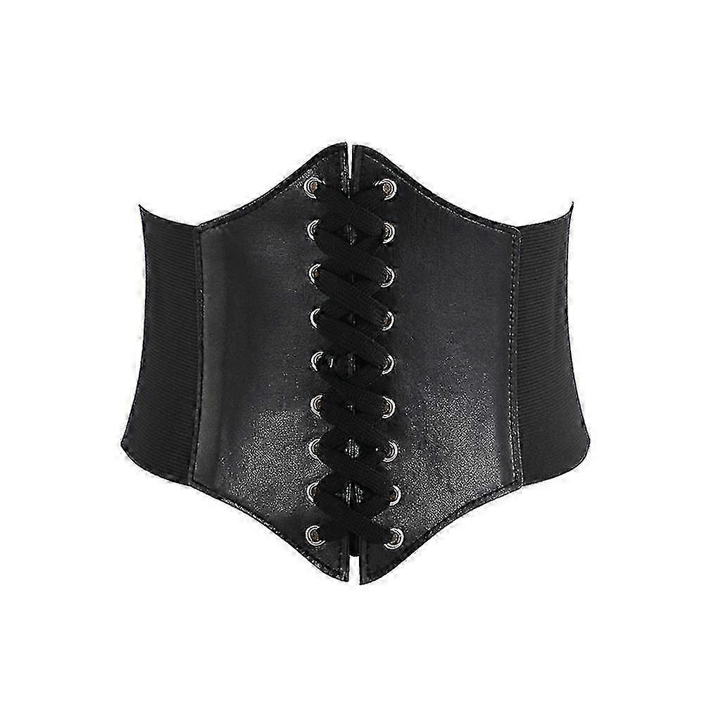 المرأة الخصر Cincher واسعة الفرقة مرنة مربوطة واسبي مشد بو الجلود حزام الجسم المشكل