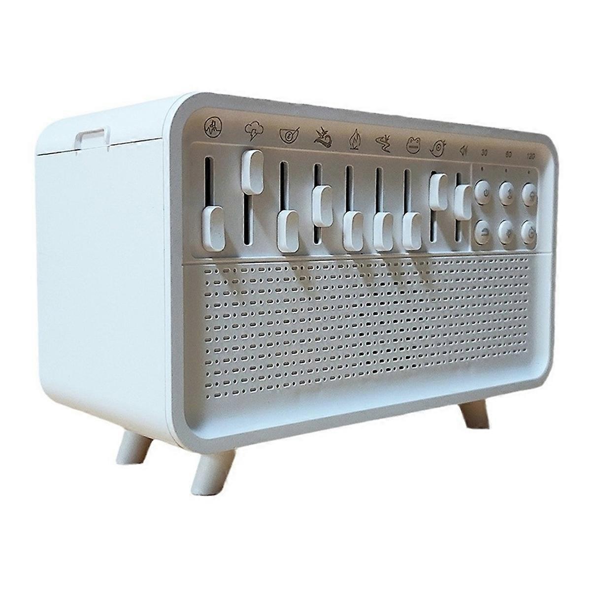 White Noise Machine Diffuser Air Aroma Diffuser Humidifier with 8 White Noise Adjustable, Night Ligh