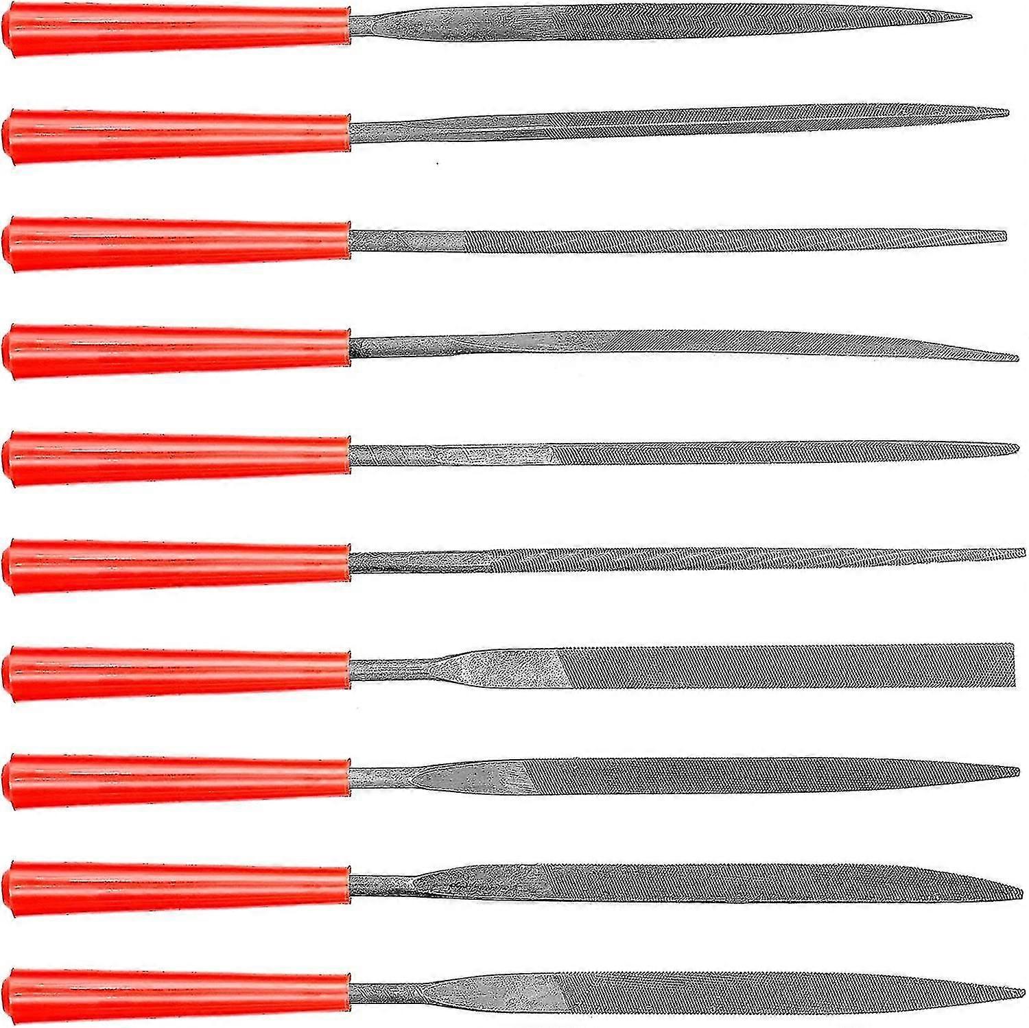 10pcs Mini Diamond Needle File Set 140cm Total Length Diamond File