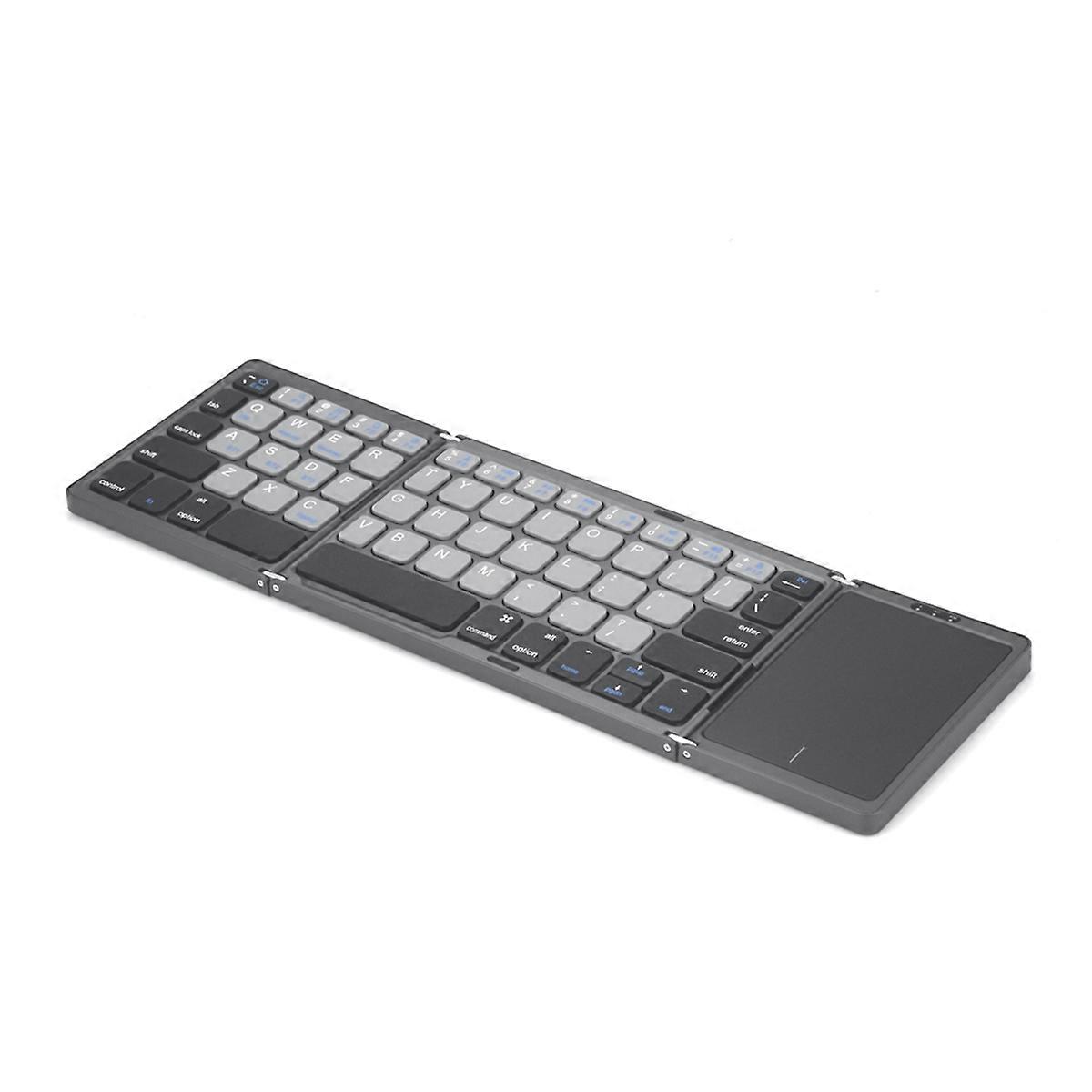 Foldable Bluetooth Keyboard Wireless Keyboard Black&White