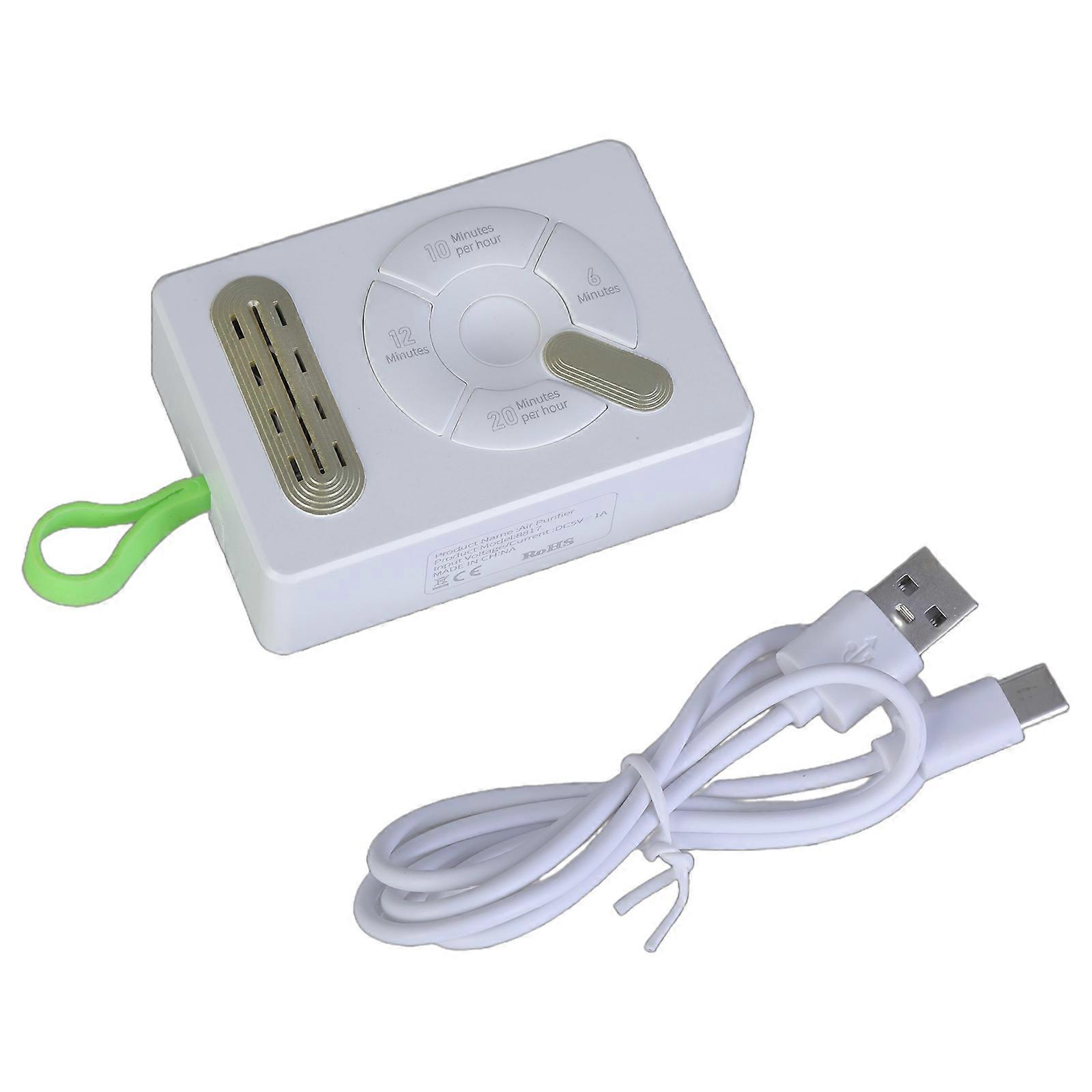 High Capacity Deodorizer for Cats Litter Box Use Portable Indoor Air Freshener Rechargeable Low Noise Pet Odor Remover