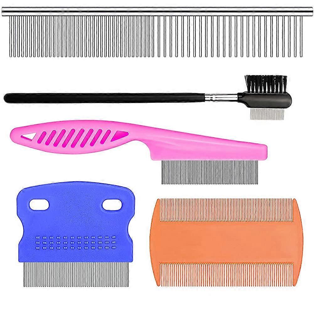 Small dog comb tear stain remover flea comb for grooming small dogs and cats