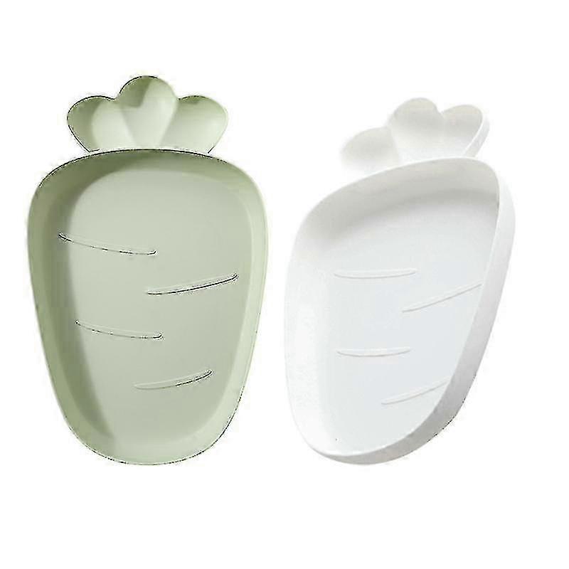 2pcs Carrot-shaped Candy Plate