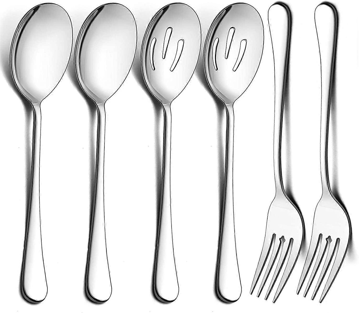 Design, Large, Serving Spoons, Stainless Steel