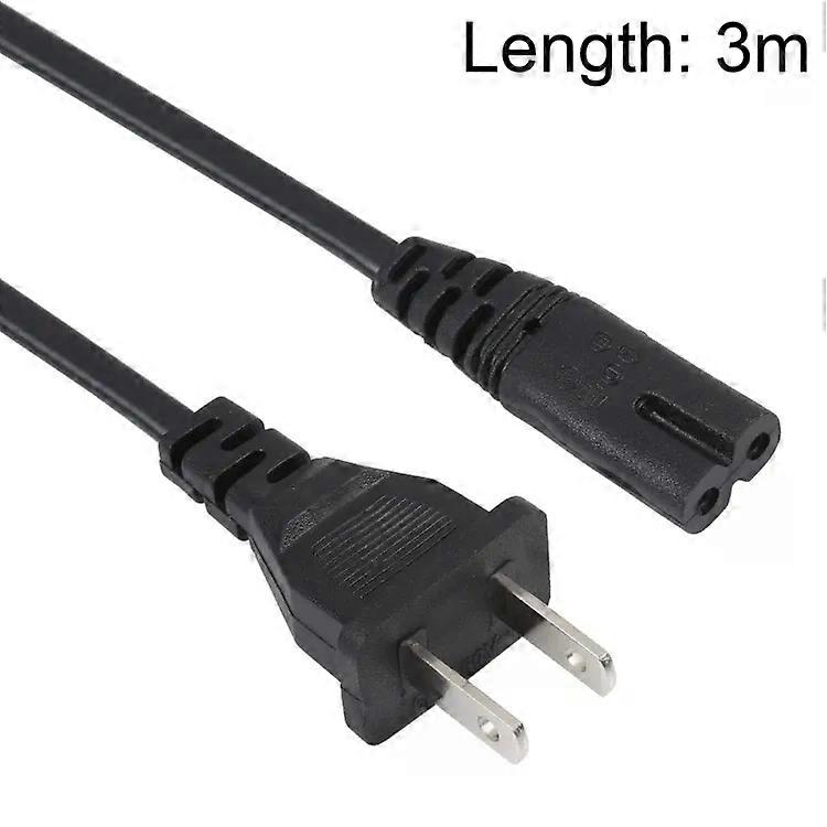 2 Prong US Notebook AC Power Cord-3m Length,High Quality by